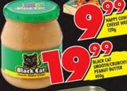 Black Cat Smooth Crunchy Peanut Butter-400g