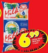 Crystal Valley Fresh Milk Sachet-1L