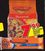 Fattis & Monis Macaroni/Spaghetti-500g Each