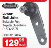 Femo Lower Ball Joint SUitable For:Toyota Quantum 2.5D/2.7i(SPX.SB1040A)