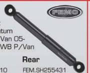 Femo Front Shocks Suitable For Toyota Quantum 2.7LWB P/Van 05-/2.5D-4D LWB P/Van