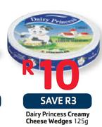 Dairy Princess Creamy Cheese Wedges- 125g  