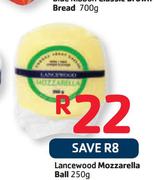 Lancewood Mozzarella Ball -250g