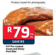 PnP Pre-Cooked Sweet And Sticky Pork Ribs- Per kg
