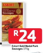 Eskort Gold Medal Pork Sausages -375g