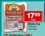 Mielie-Kip Chicken Viennas-500g Each