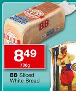 BB Sliced White Bread-700g