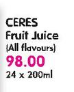 Ceres Fruit Juice(All Flavour)-24x200ml
