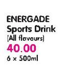 Energade Sports Drink(All Flavour)-6x500ml