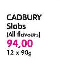 Cadbury Slabs(All Flavour)-12x90g