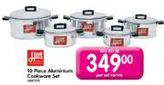 Hart 10 Piece Aluminium Cookware Set-Per Set