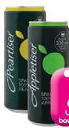 Appletiser Or Peartiser 100% Juice Cans-24x330ml