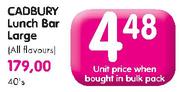 Cadbury Lunch Bar Large