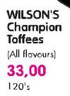 Wilson's Champion Toffees(All Flavours)-120's