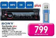 Sony Frontloader CDX-G1050 plus 8GB Flash Drive-Per Bundle