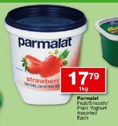 Parmalat Fruit/Smooth/Plain Yoghurt-1Kg Each