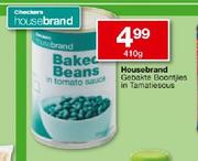 Housebrand Baked Beans In Tomato Sauce-410G Each