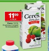Ceres 100% Juices-1Ltr Each