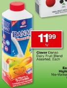 Clover Danao Dairy Fruit Blend-1Ltr Each