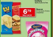 Beacon Chocolate Slabs-90g Each