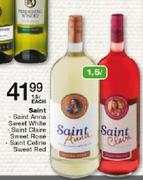  Saint Anna/Sweet White/Sweet Rose/Sweet Red-1.5L Each