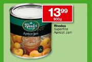 Rhodes Superfine Apricot Jam-900g Each