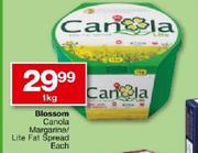 Blossom Canola Margarina/Lite Fat Spread-1Kg Each