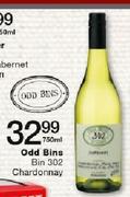 Odd Bins Bin 302 Chardonnay-750ml Each