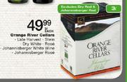  Orange River Cellars Late Harvest/Dry White/Rose-3L Each