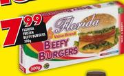 Florida Frozen Beefy Burgers-300g
