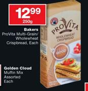 Bakers Provita Multi-Grain/Wholewheat Crispbread-250g