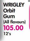 Wrigley Orbit Gum(All Flavours)-12's