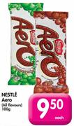 Nestle Aero(All Flavours)-100g Each