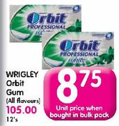 Wrigley Orbit Gum(All Flavours)-12's