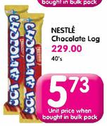 Nestle Chocolate Log-40's