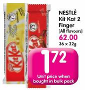 Nestle Kit Kat 2 Finger(All Flavours)-36x22g
