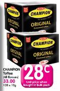 Champion Toffee(All Flavours)-120x10g