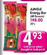 Jungle Energy Bar(All Flavours)-30's