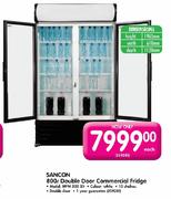 Sancon 800L Double Door Commercial Fridge MPM800SD
