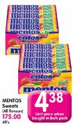 Mentos Sweets(All Flavours)-40's