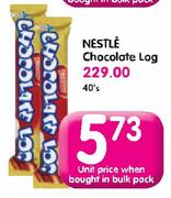 Nestle Chocolate Log-40's