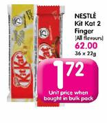 Nestle Kit Kat 2 Finger(All Flavours)-36x22g