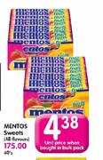 Mentos Sweets(All Flavours)-40's