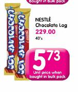 Nestle Chocolate Log-40's