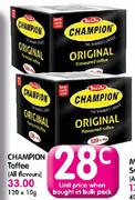 Champion Toffee(All Flavours)-120x10g