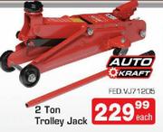 Auto Kraft 2 Ton Trolley Jack