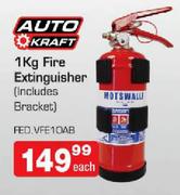Auto Kraft 1kg Fire Extinuisher Including Bracket