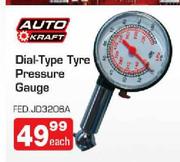 Auto Kraft Dial Type Tyre Pressure Gauge