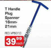 T Handle Plug Spanner 18-21mm