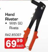 Hand Rivetter With 60 Rivets